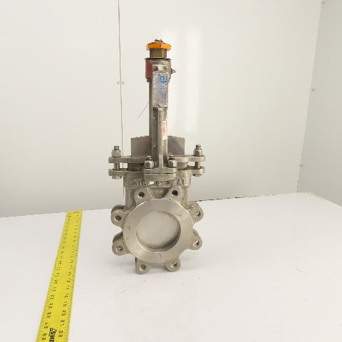 A-C 76-6 4" Stainless Steel 8-Bolt Lug Mount Gate Knife Valve