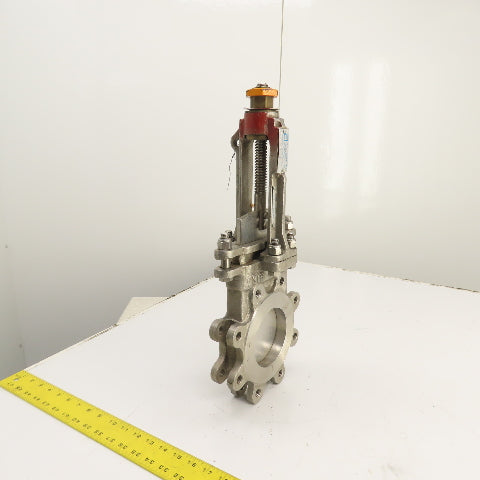 A-C 76-6 4" Stainless Steel 8-Bolt Lug Mount Gate Knife Valve