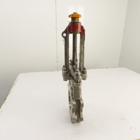 A-C 76-6 4" Stainless Steel 8-Bolt Lug Mount Gate Knife Valve