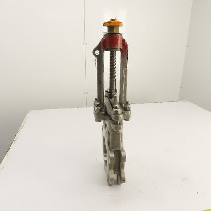 A-C 76-6 4" Stainless Steel 8-Bolt Lug Mount Gate Knife Valve