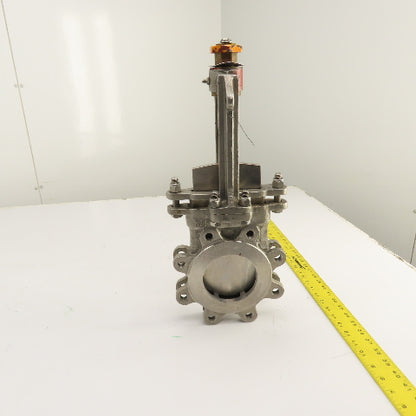 A-C 76-6 4" Stainless Steel 8-Bolt Lug Mount Gate Knife Valve