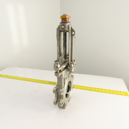 A-C 76-6 4" Stainless Steel 8-Bolt Lug Mount Gate Knife Valve