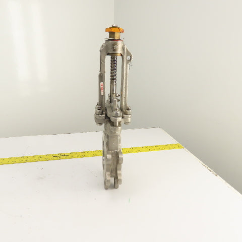 A-C 76-6 4" Stainless Steel 8-Bolt Lug Mount Gate Knife Valve