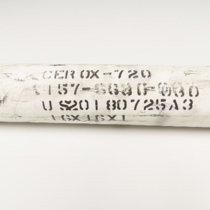 Cerox-720 Fired Refractory Hollow Tube 3" x 1-1/2" x 19-1/2"