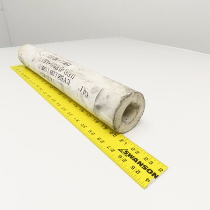 Cerox-720 Fired Refractory Hollow Tube 3" x 1-1/2" x 19-1/2"