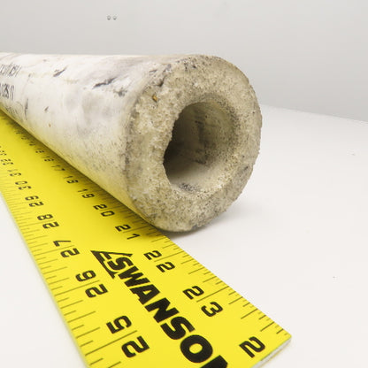 Cerox-720 Fired Refractory Hollow Tube 3" x 1-1/2" x 19-1/2"