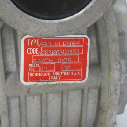 Bonfiglioli Riduttori VF63 P1 P80B5 Gear Reducer 30:1 Ratio 25mm Shaft Bore