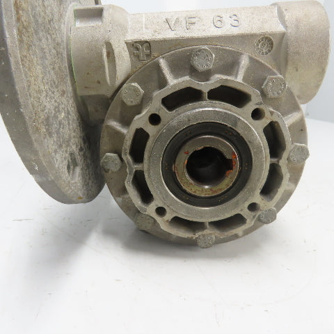 Bonfiglioli Riduttori VF63 P1 P80B5 Gear Reducer 30:1 Ratio 25mm Shaft Bore