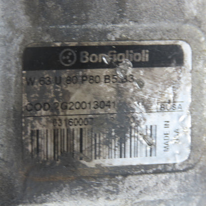 Bonfiglioli W 63 U 80 P80 B5 B3 Gear Reducer 25MM Bore COD.2G20013041