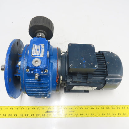 Motovario SF20 Gear Motor 1.5HP 230/460V n2:190 Nr: 9075068