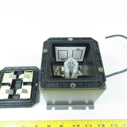 Fanuc (4-Battery) Power Box Cable Module Battery Box 4" x 4" Face