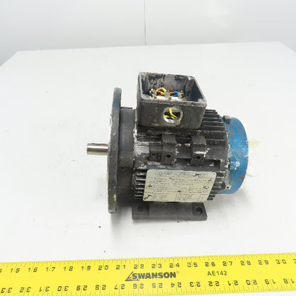 Marathon 80T11FH5512 0.75HP/0.55KW Electric Motor 3Ph 230/460V 1130RPM 3/4"Shaft