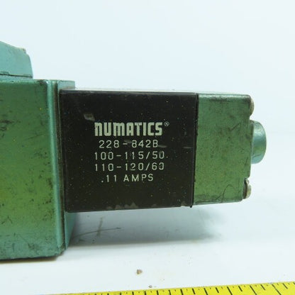 Numatics I23SS700K Pneumatic Directional Air Control Valve 150PSIG 120V