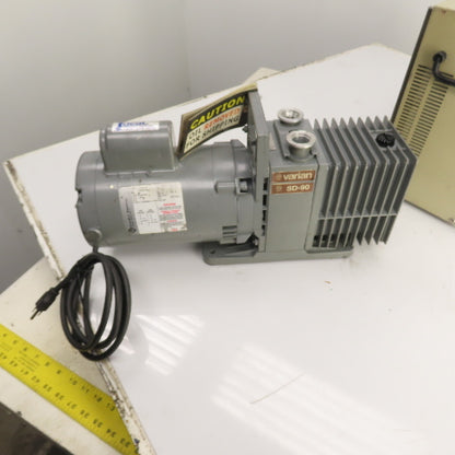 Varian 959-50 Mass Spectrometer Leak Detector Unit W/ SD-90 Pump 120/230V 1PH