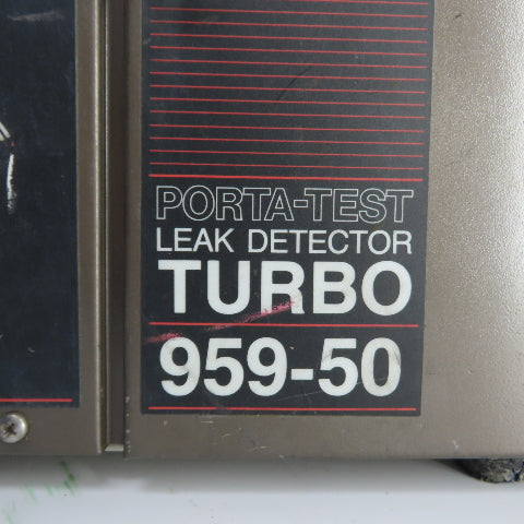 Varian 959-50 Mass Spectrometer Leak Detector Unit W/ SD-90 Pump 120/230V 1PH