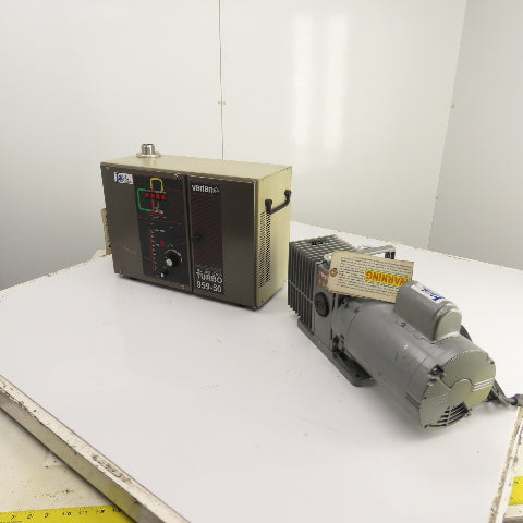 Varian 959-50 Mass Spectrometer Leak Detector Unit W/ SD-90 Pump 120/230V 1PH