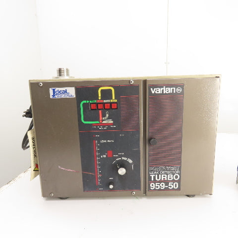Varian 959-50 Mass Spectrometer Leak Detector Unit W/ SD-90 Pump 120/230V 1PH