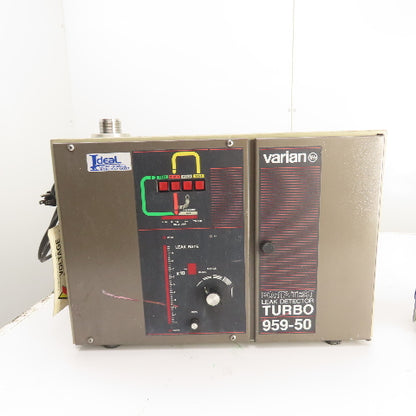 Varian 959-50 Mass Spectrometer Leak Detector Unit W/ SD-90 Pump 120/230V 1PH
