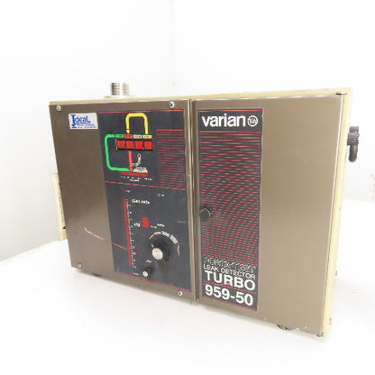 Varian 959-50 Mass Spectrometer Leak Detector Unit W/ SD-90 Pump 120/230V 1PH