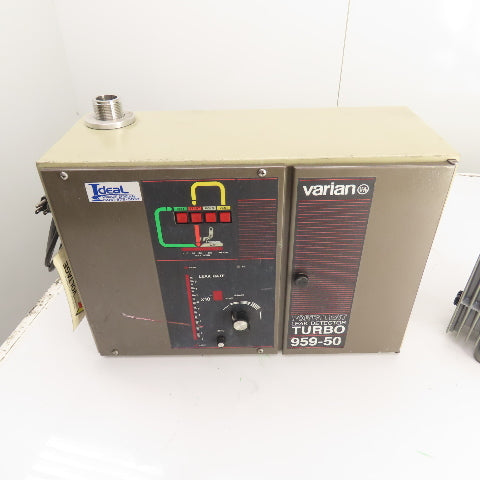Varian 959-50 Mass Spectrometer Leak Detector Unit W/ SD-90 Pump 120/230V 1PH