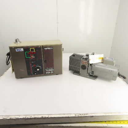 Varian 959-50 Mass Spectrometer Leak Detector Unit W/ SD-90 Pump 120/230V 1PH