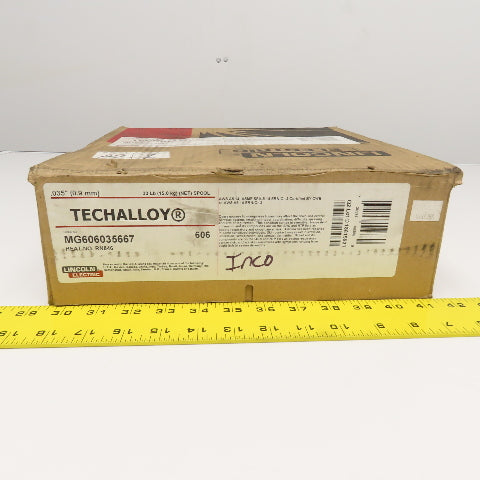 Lincoln Electric MG606035667 Techalloy .035" 35lbs MIG Welding Wire Spool Nickel