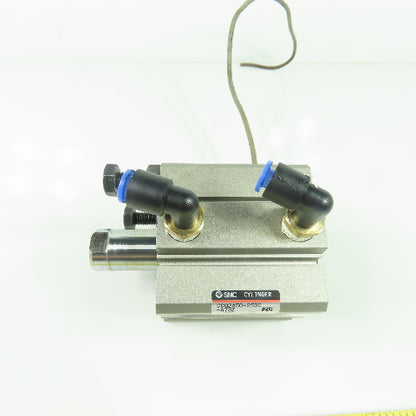 SMC CDQ2A50-25DC-A73Z Double Acting Pneumatic Cylinder 25mm Stroke 50mm Bore