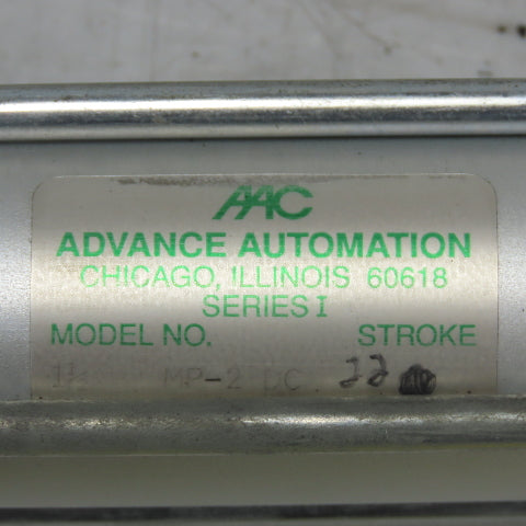 Advance Automation MP-2 Double Acting Pneumatic Cylinder 22" Stroke 1-1/2" Bore