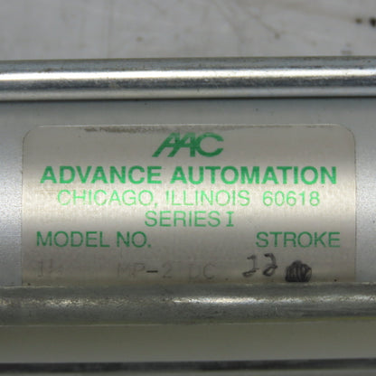 Advance Automation MP-2 Double Acting Pneumatic Cylinder 22" Stroke 1-1/2" Bore
