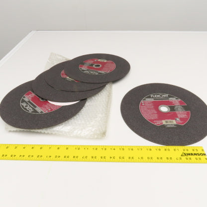 Flexovit F4818 12" x 3/32" x 1" Steel Cutting Abrasive Cut Off Wheel Lot Of 5