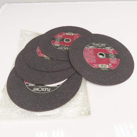 Flexovit F4818 12" x 3/32" x 1" Steel Cutting Abrasive Cut Off Wheel Lot Of 5