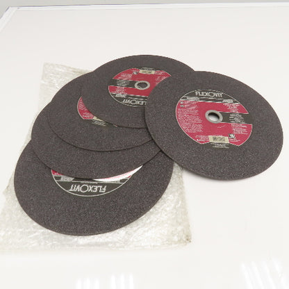 Flexovit F4818 12" x 3/32" x 1" Steel Cutting Abrasive Cut Off Wheel Lot Of 5