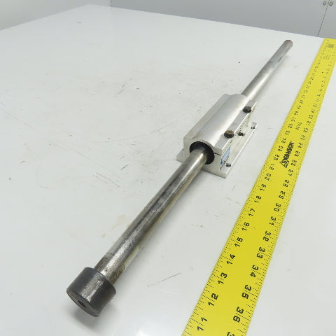 Thompson 16ADJ Super Pillow Block Ball Bushing Bearing 1" Rod 29-1/2" OAL Of Rod