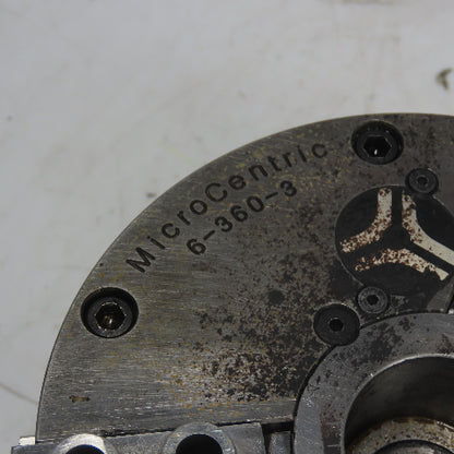 MicroCentric 6-360-3 6" Long Stroke Air Chuck 3-Jaw 100PSI