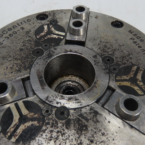 MicroCentric 6-360-3 6" Long Stroke Air Chuck 3-Jaw 100PSI