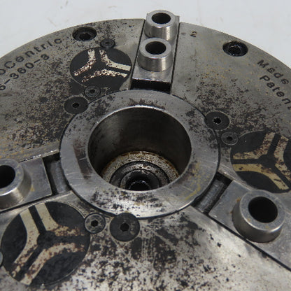 MicroCentric 6-360-3 6" Long Stroke Air Chuck 3-Jaw 100PSI