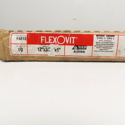 Flexovit F4818 12" x 3/32" x 1" Steel Cutting Abrasive Cut Off Wheel Lot Of 10