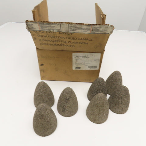 Norton ME18265 Type 16 2-3/4" x 3-1/2" Grinding Cone 5/8-11 Thread Lot Of 7