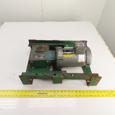 Dodge Q175B030M056K 30:1 .5HP Left Hand Gear Motor 57RPM Out 230/460V 552 Torque
