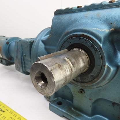 Sew S87R57LP143 1332 Ratio Dual Shaft Gear Motor 1.3RPM Out 230/460V 22,100 Torq