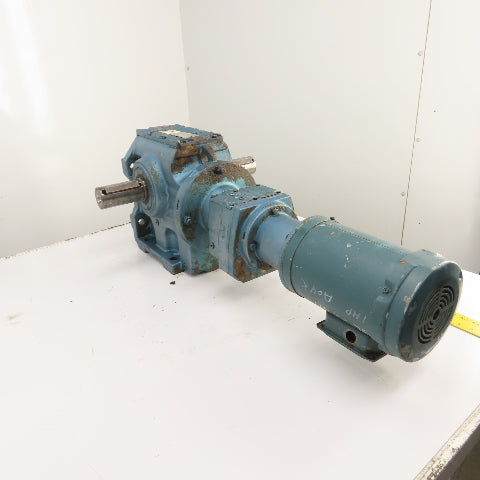 Sew S87R57LP143 1332 Ratio Dual Shaft Gear Motor 1.3RPM Out 230/460V 22,100 Torq