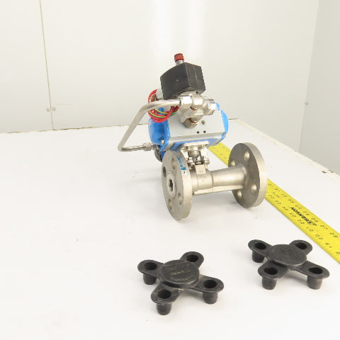 Jamesbury 7300313600XTZ2 3/4" Air Actuated Stainless Steel Valve W/ VPVL051SR4/5
