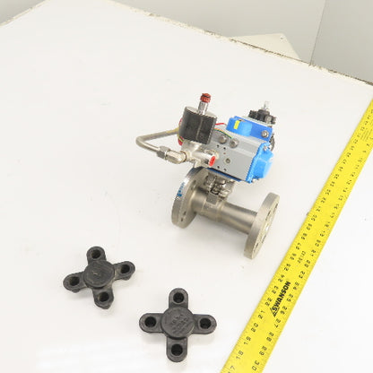 Jamesbury 7300313600XTZ2 3/4" Air Actuated Stainless Steel Valve W/ VPVL051SR4/5