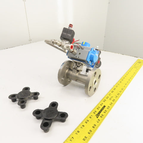 Jamesbury 7300313600XTZ2 3/4" Air Actuated Stainless Steel Valve W/ VPVL051SR4/5