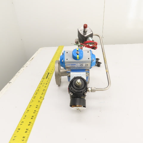 Jamesbury 7300313600XTZ2 3/4" Air Actuated Stainless Steel Valve W/ VPVL051SR4/5