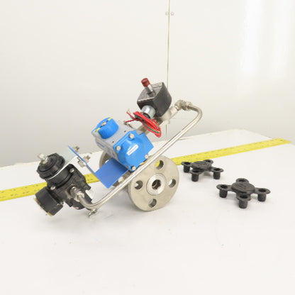 Jamesbury 7300313600XTZ2 3/4" Air Actuated Stainless Steel Valve W/ VPVL051SR4/5