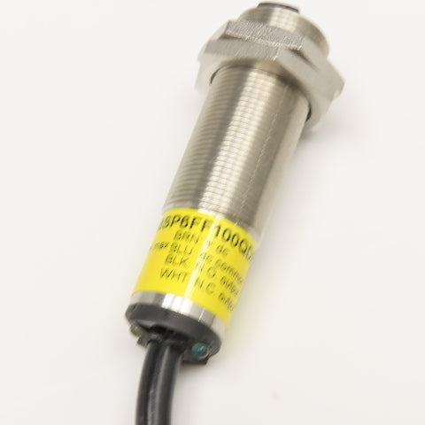 Banner M18SP6FF100QDP EZ-Beam 18mm Metal Photoelectric Sensor 10-30VDC