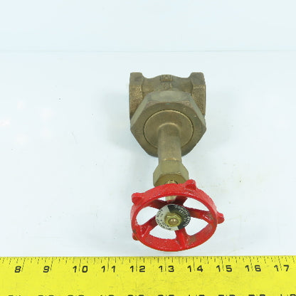 Milwaukee Fig . 1184 1-1/4" Bronze Knife Gate Valve 30 SWP 1000 WOG