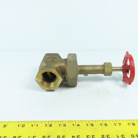Milwaukee Fig . 1184 1-1/4" Bronze Knife Gate Valve 30 SWP 1000 WOG
