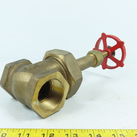 Milwaukee Fig . 1184 1-1/4" Bronze Knife Gate Valve 30 SWP 1000 WOG